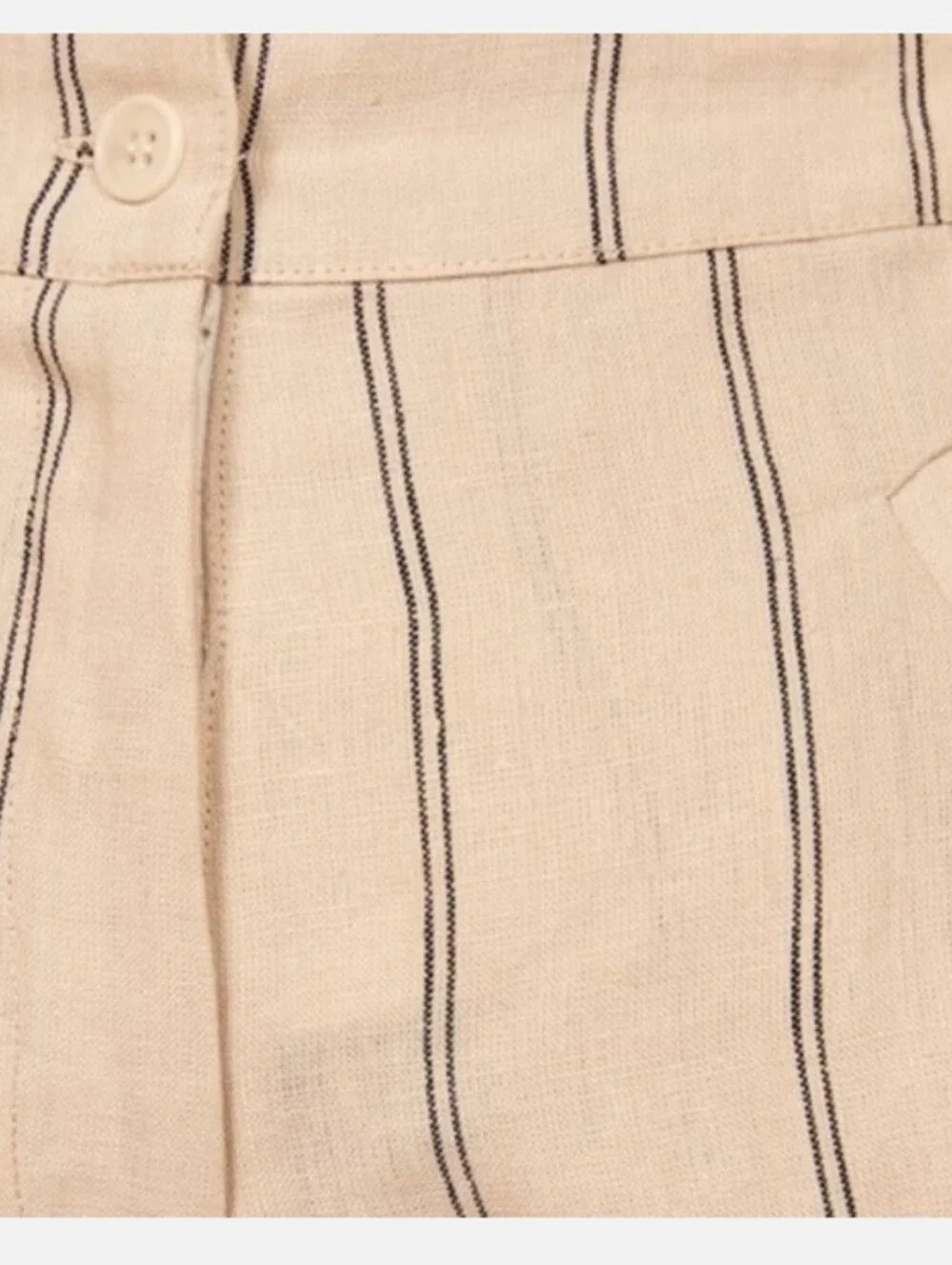 Reformation Jaylene Linen Pant Size 8 Wide Leg